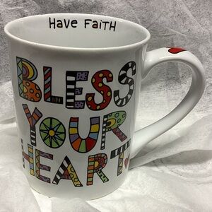 Bless Your Heart All Things Are Possible Have Faith Mug * NEW